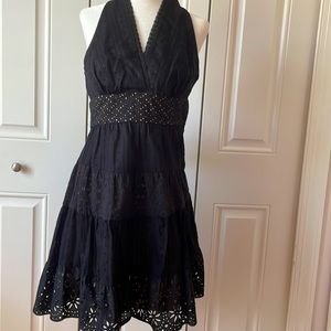Gorgeous Little black halter dress in 0 by Max Azria